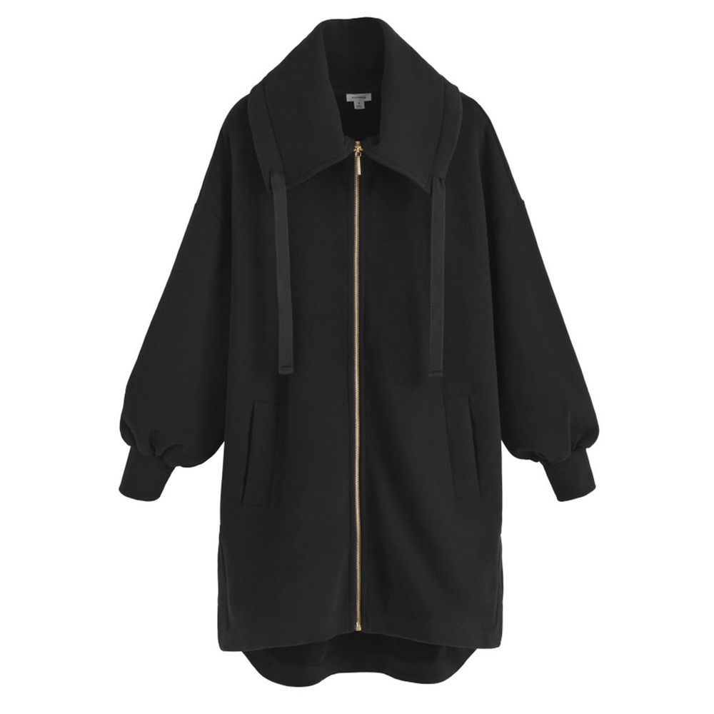 Cuyana Fleece Long Zip Sweatshirt
